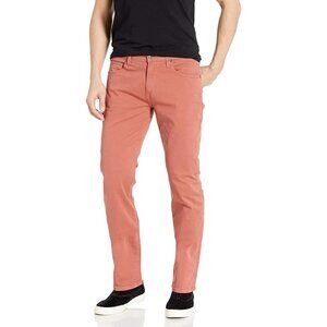 PAIGE Men's Normandie Slim Straight Pants in Ginger Root Size 33